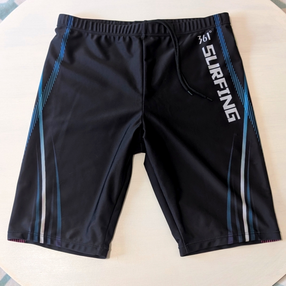 361° Black Swim Shorts Men's